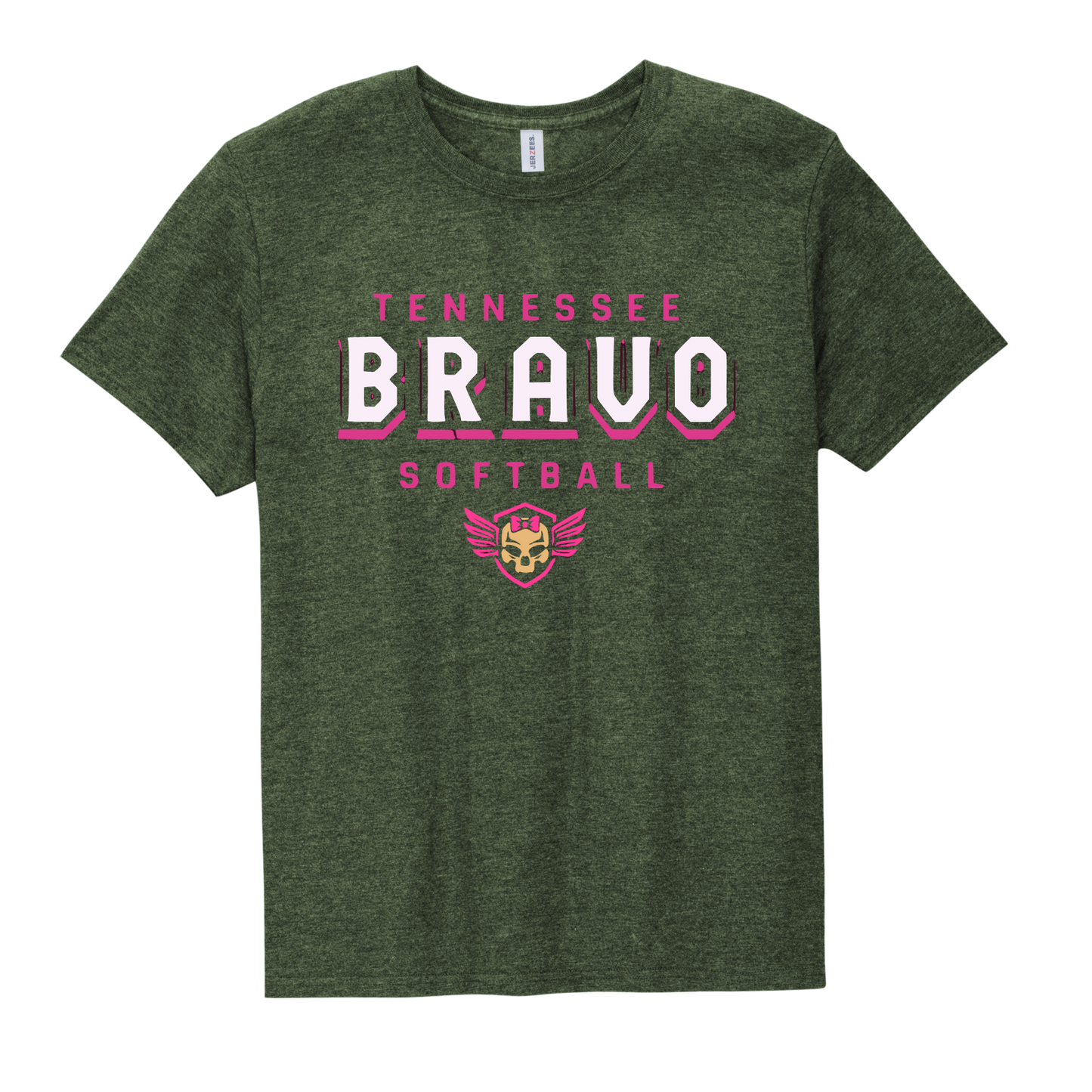 Tennessee Bravo T-Shirt 50/50 Jerzees Dri-Power 560M