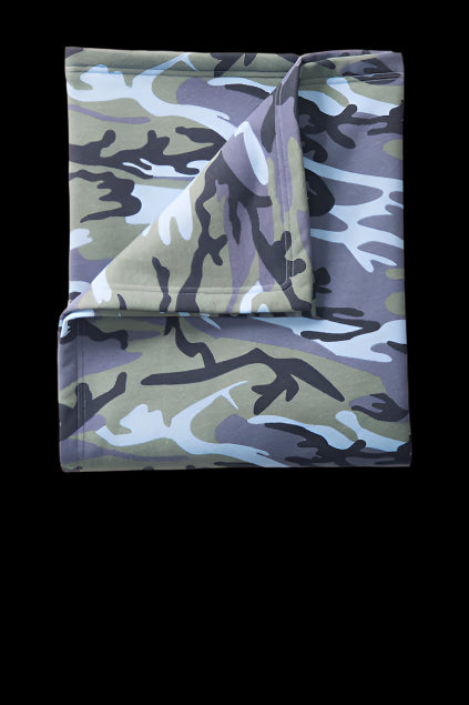 port & Company Fleece core Camo Blanket