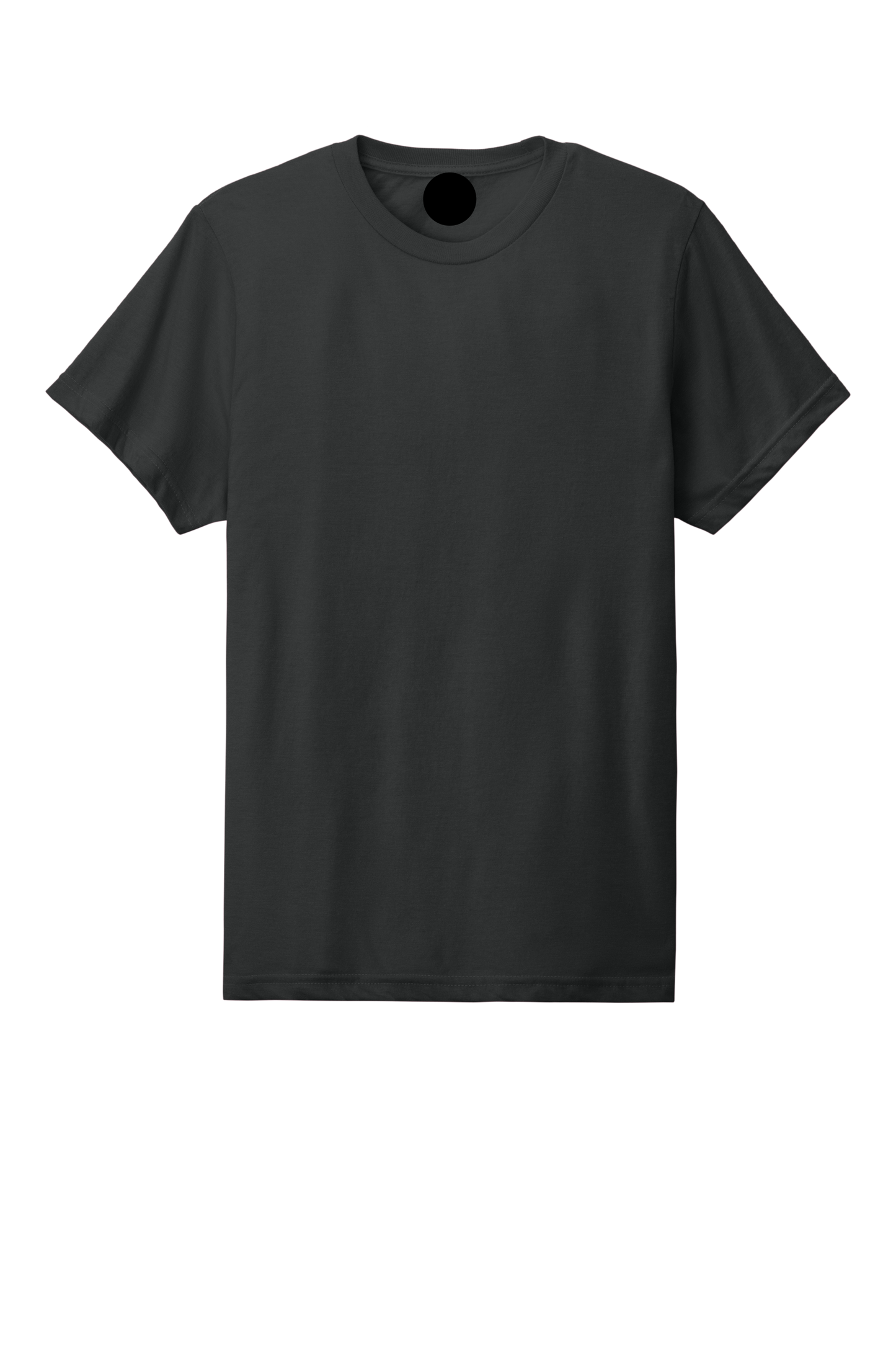 Black Short Sleeve T-Shirt Preshrunk 100% Cotton Midweight