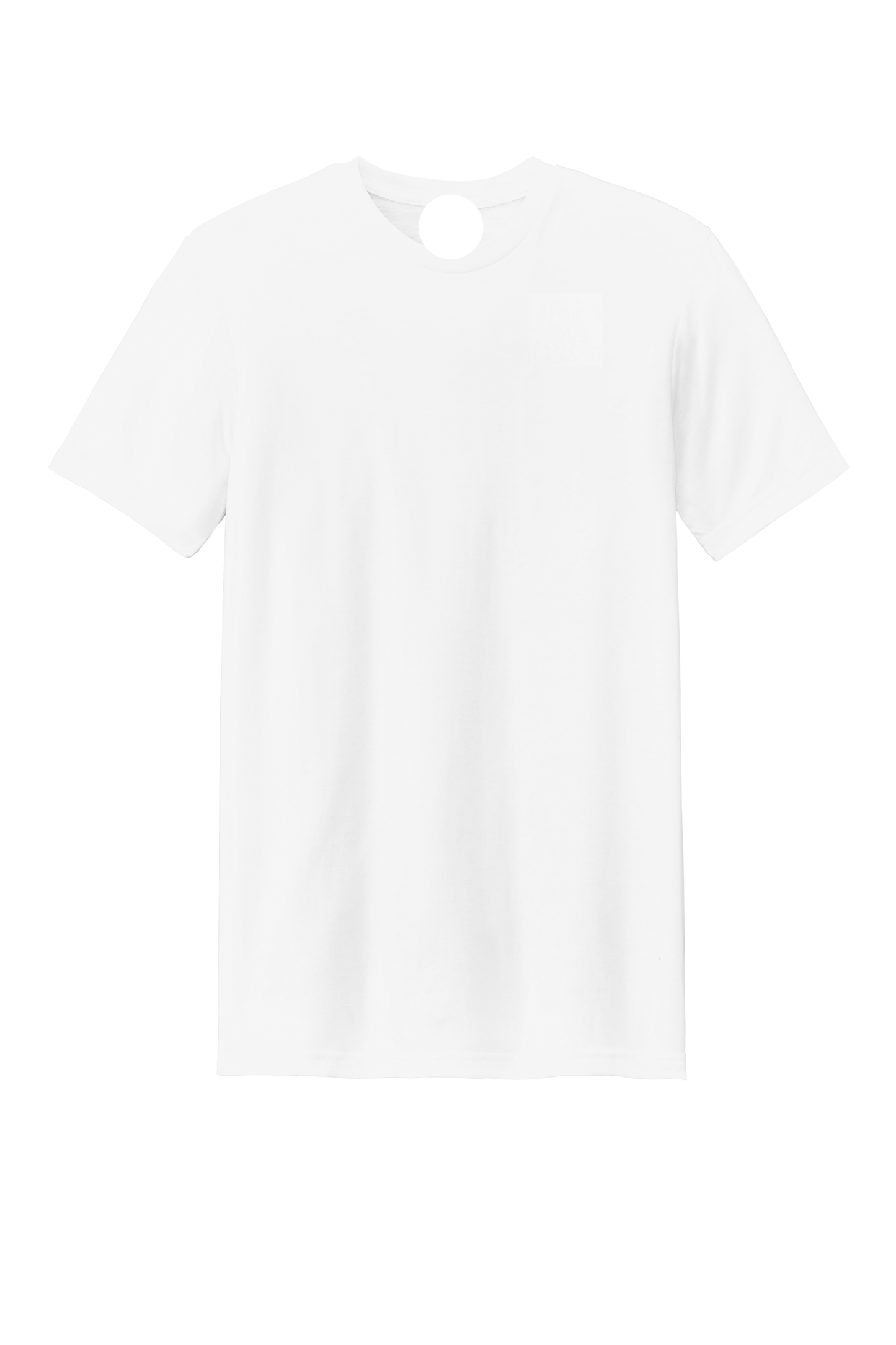 White Short Sleeve T-Shirt Preshrunk 100% Cotton Midweight