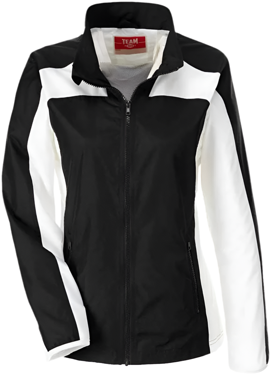 Custom Team 365 Ladies Squad Jacket Full Zip Lightweight Nylon Zipper Pockets