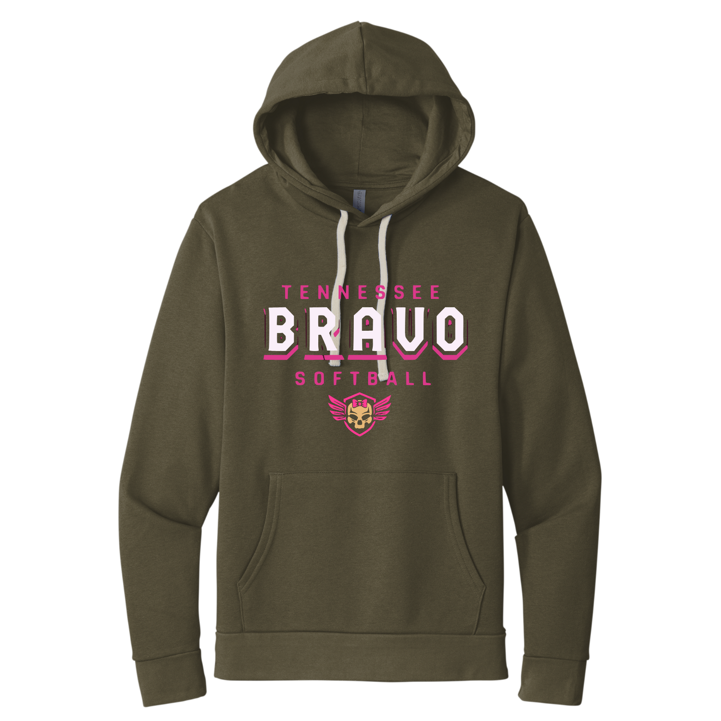 Tennessee Bravo Sports Hoodie Sweatshirt Hooded Next Level Adult Santa NL9303