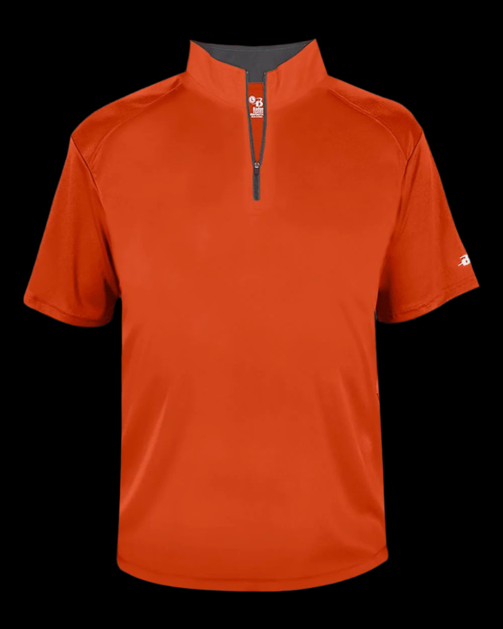 Short Sleeve Quater Zip Coach Top Badger 4199