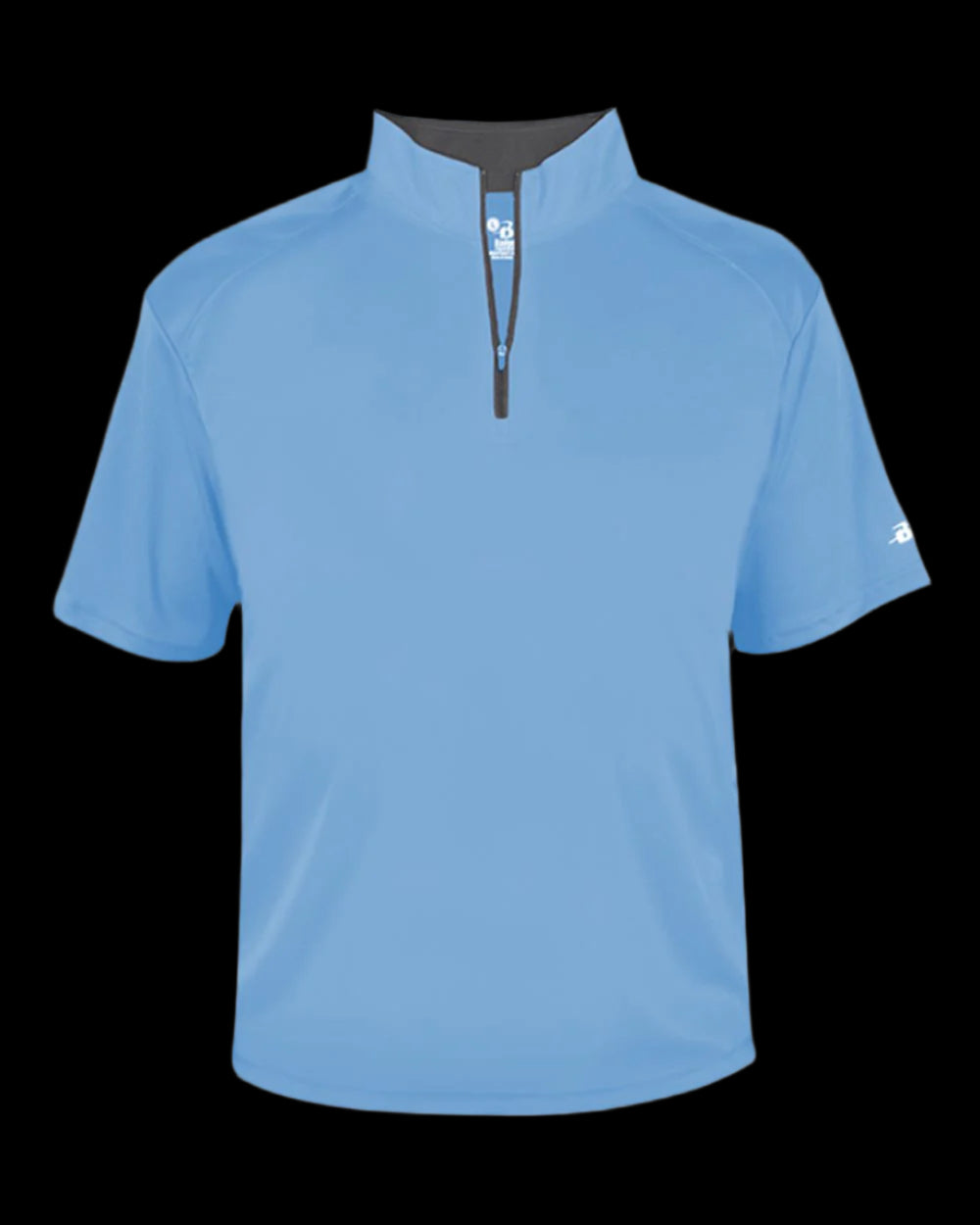 Short Sleeve Quater Zip Coach Top Badger 4199