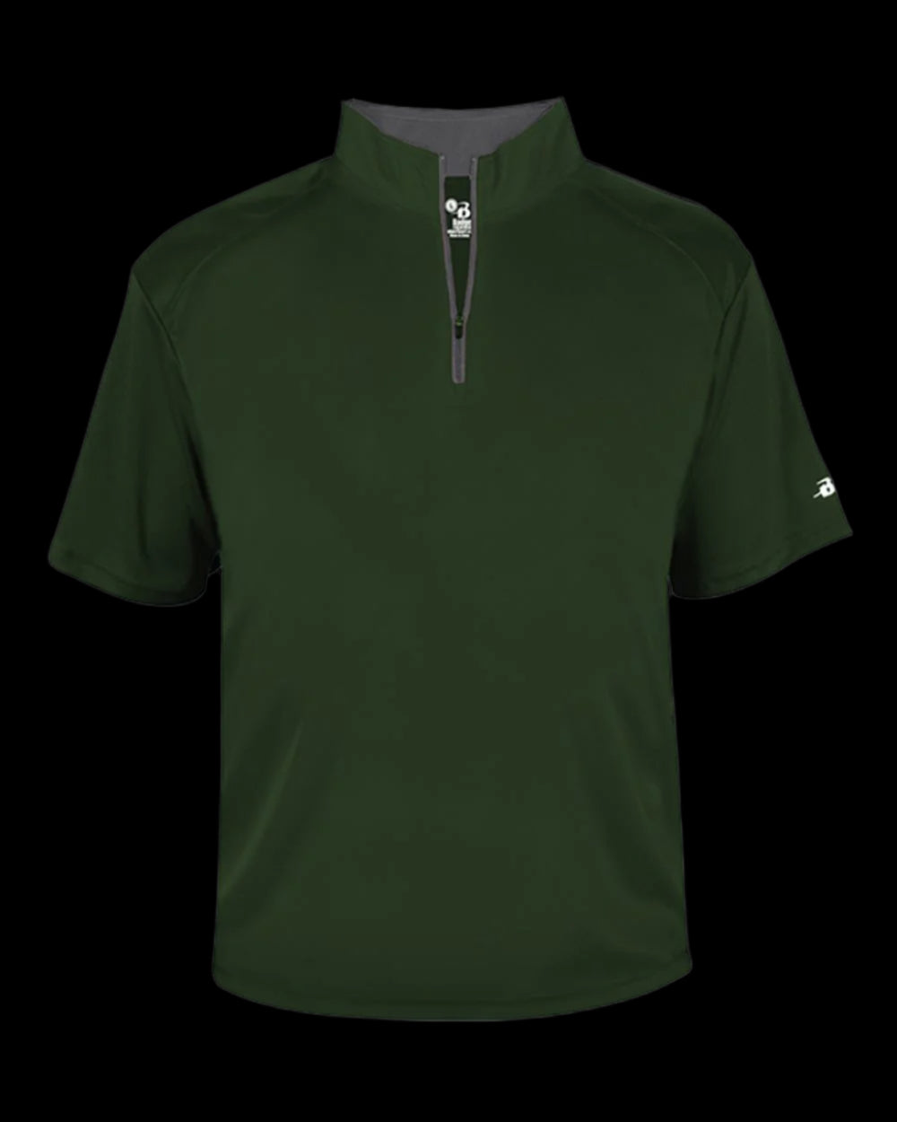 Short Sleeve Quater Zip Coach Top Badger 4199