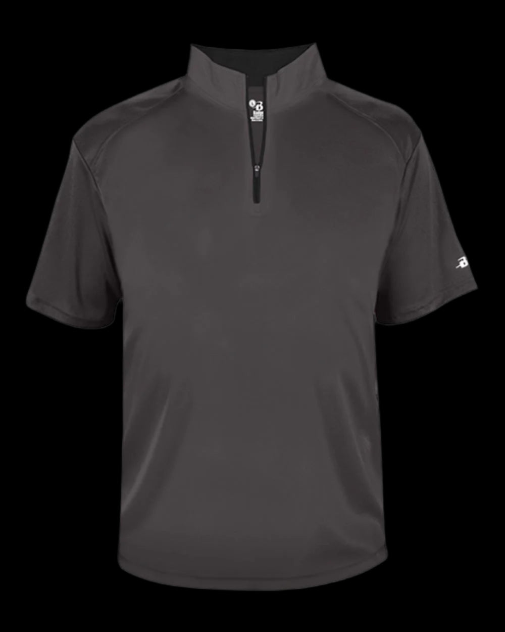 Short Sleeve Quater Zip Coach Top Badger 4199