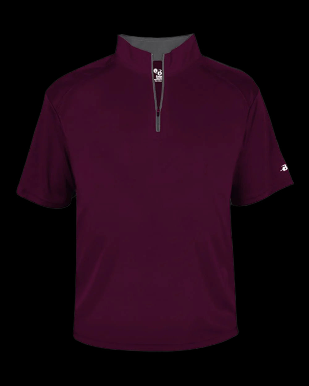 Short Sleeve Quater Zip Coach Top Badger 4199