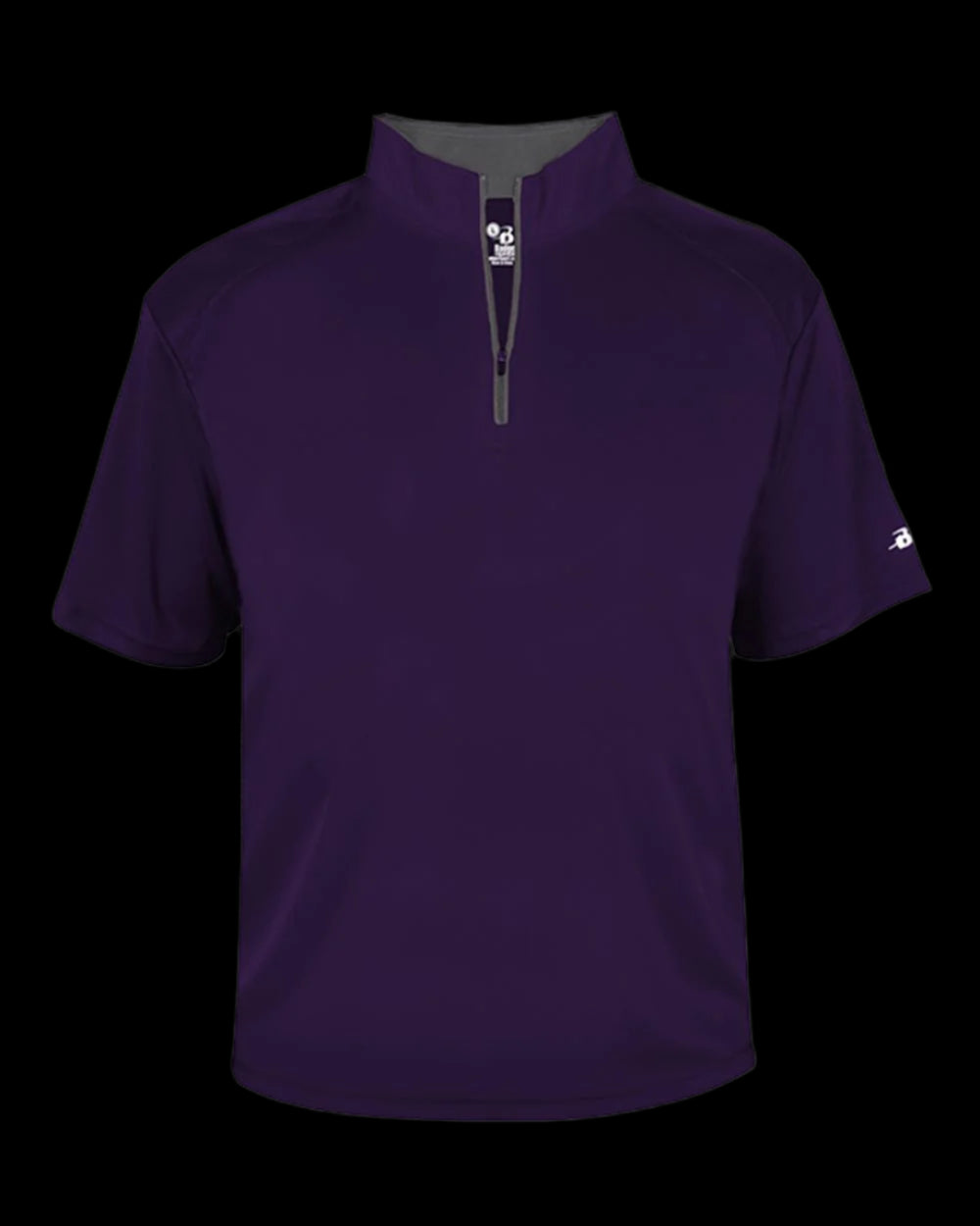 Short Sleeve Quater Zip Coach Top Badger 4199