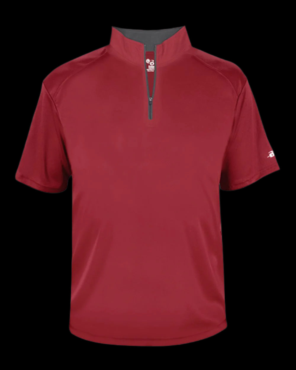 Short Sleeve Quater Zip Coach Top Badger 4199