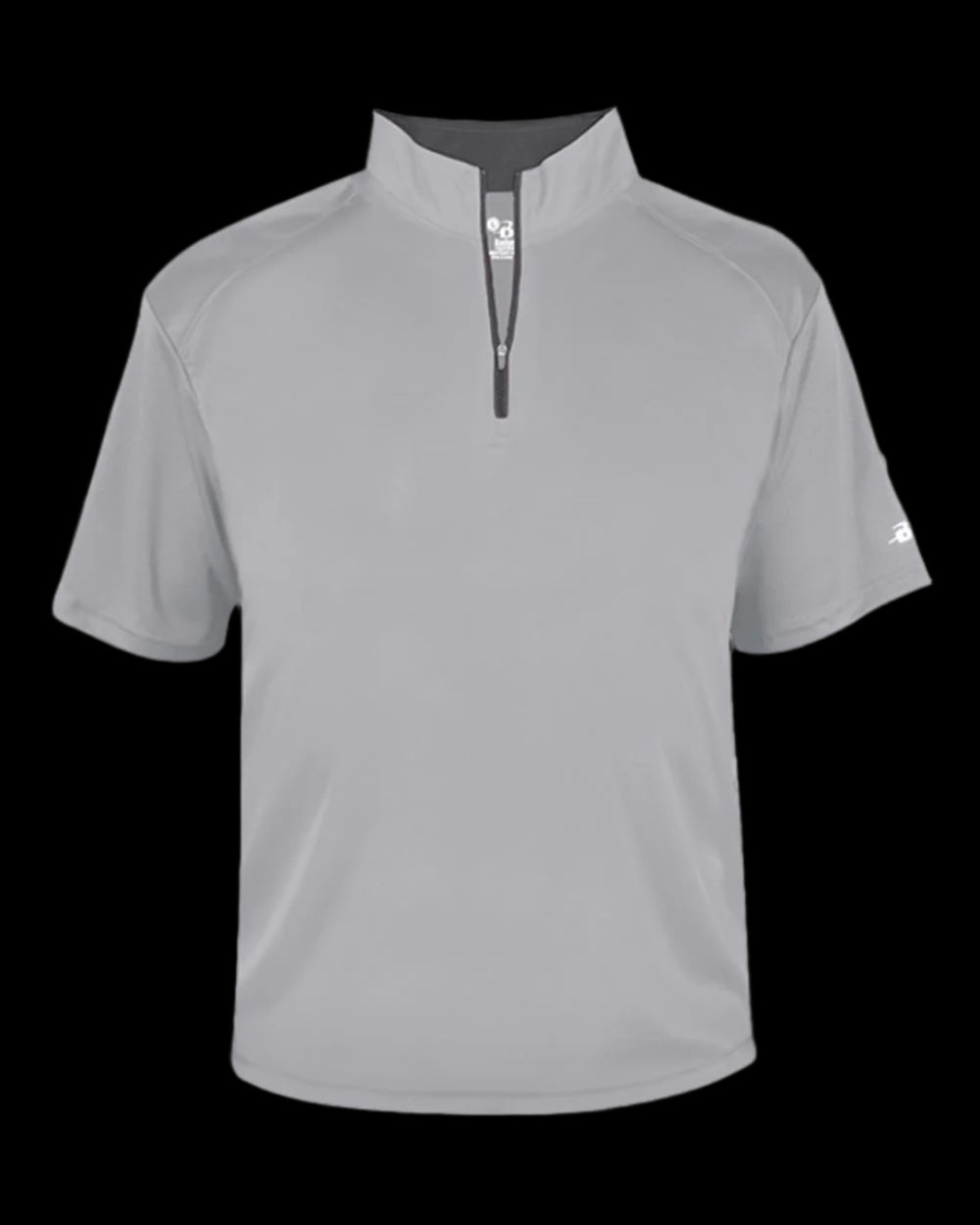 Short Sleeve Quater Zip Coach Top Badger 4199