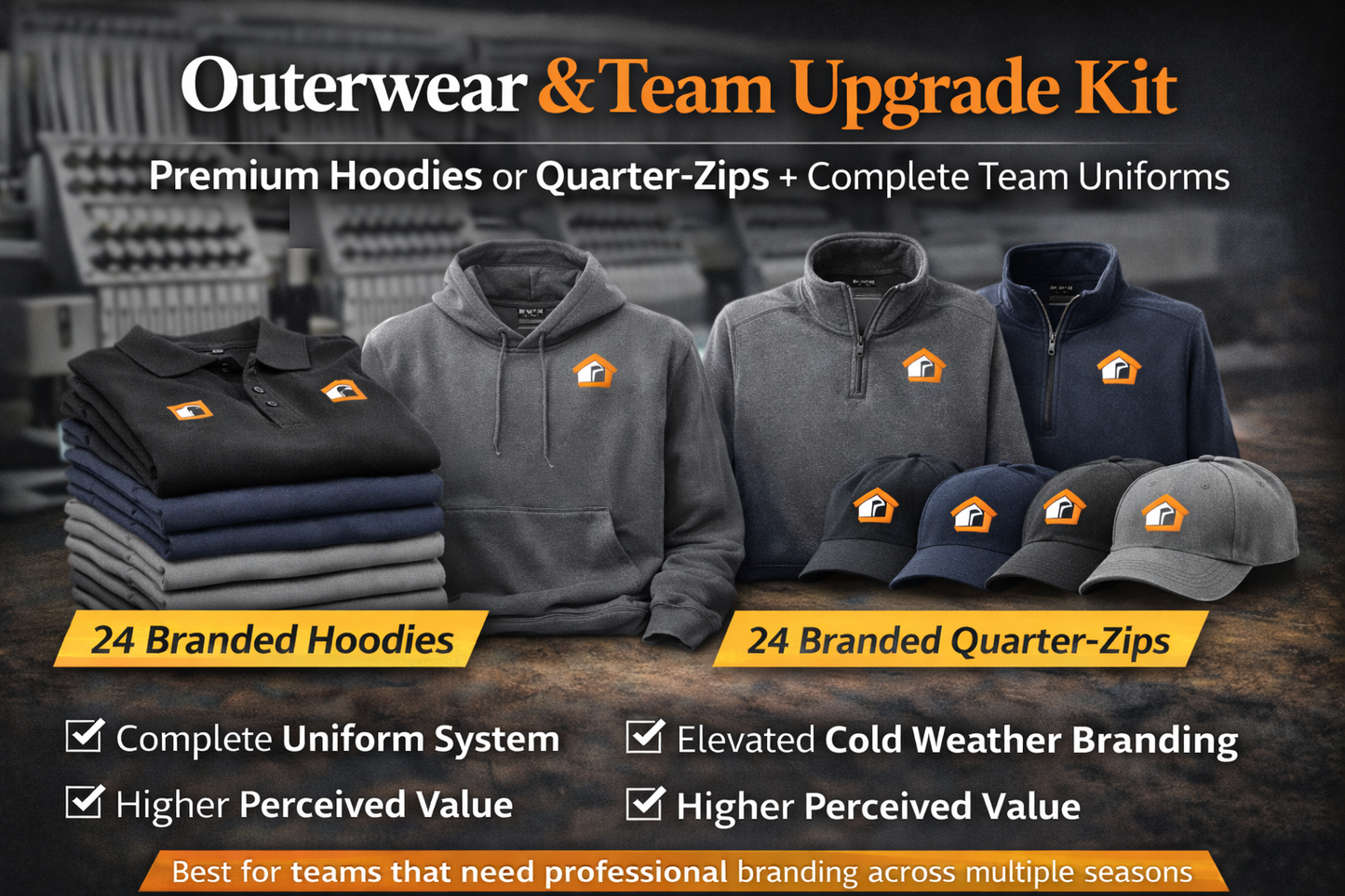 Brand Kit 3 - Outerwear & Team Upgrade Kit