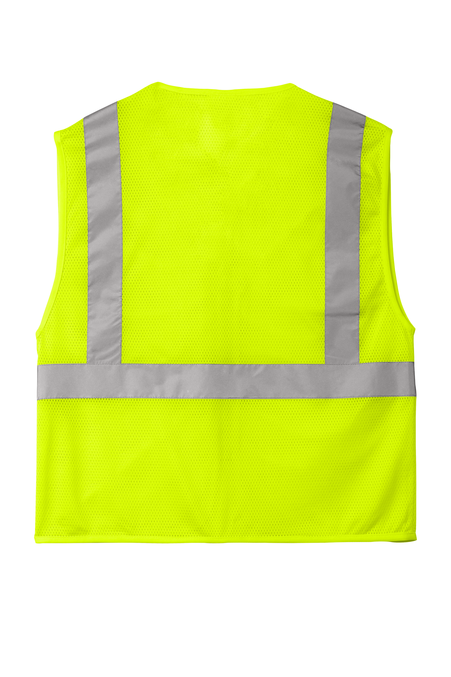 Class 2 Safety Economy Mesh Zippered Vest ANSI 107