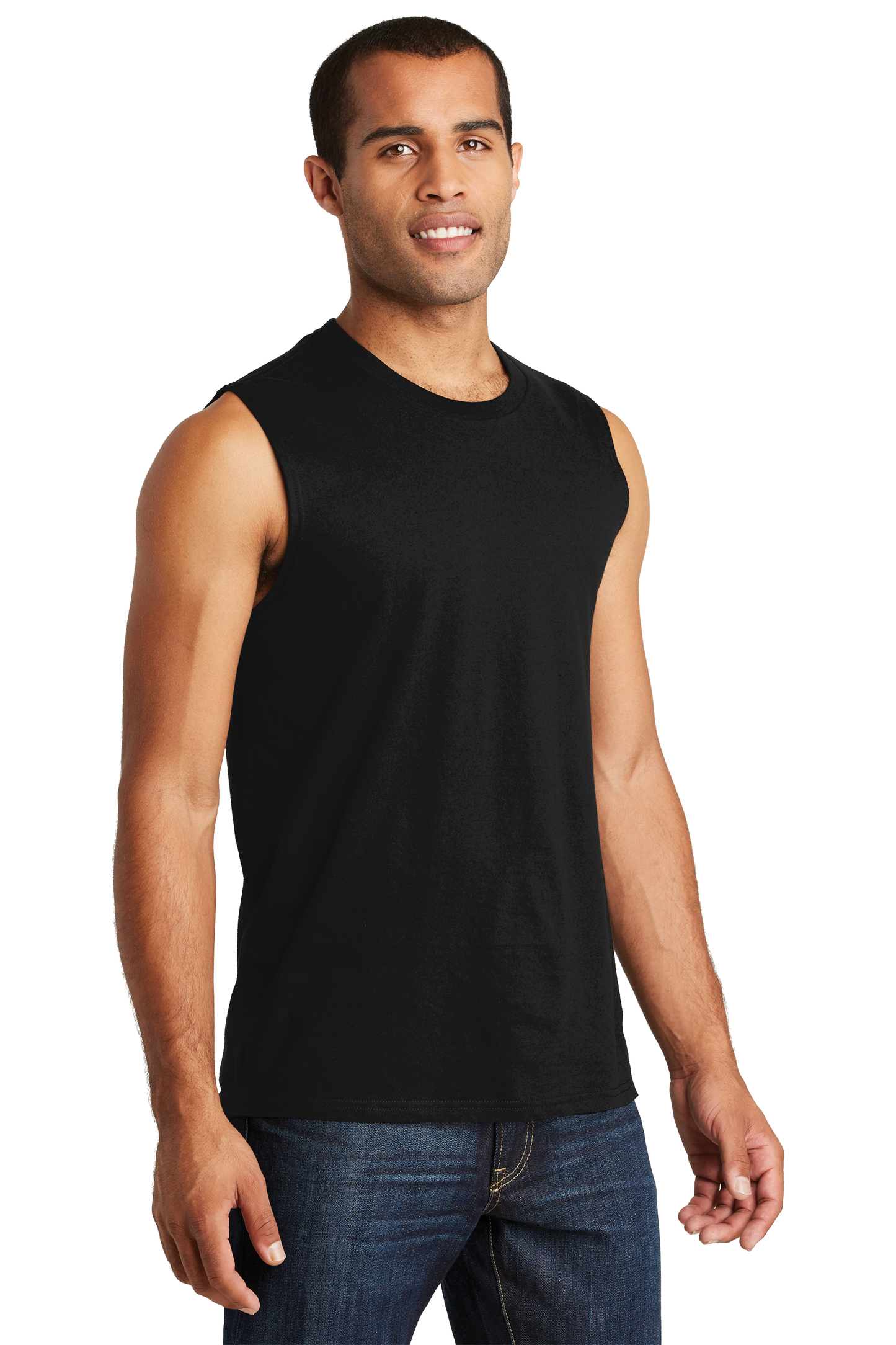 Custom Men's Tank Top Muscle T-shirt V.I.T District