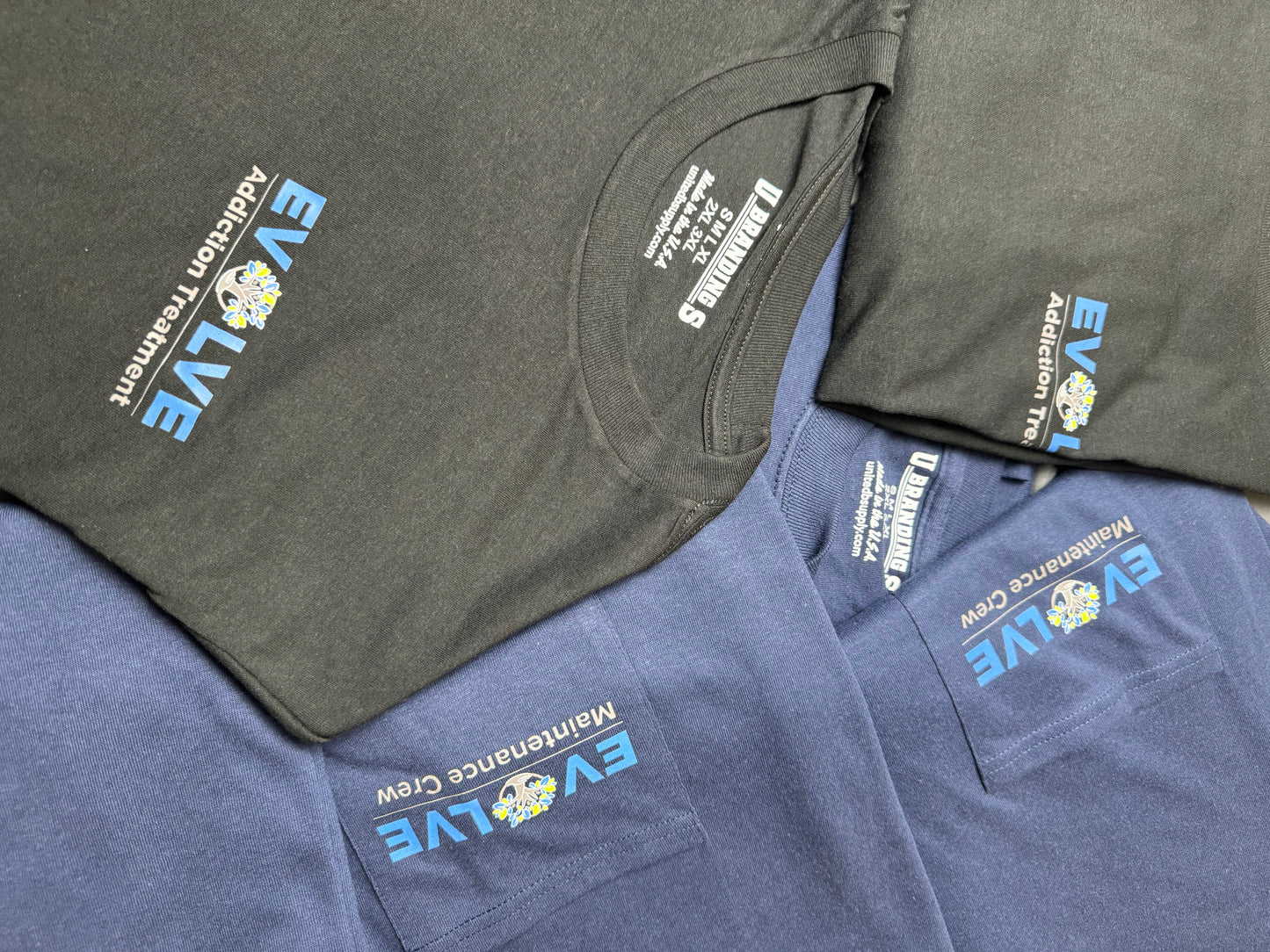 Custom Business Pocket T-Shirts