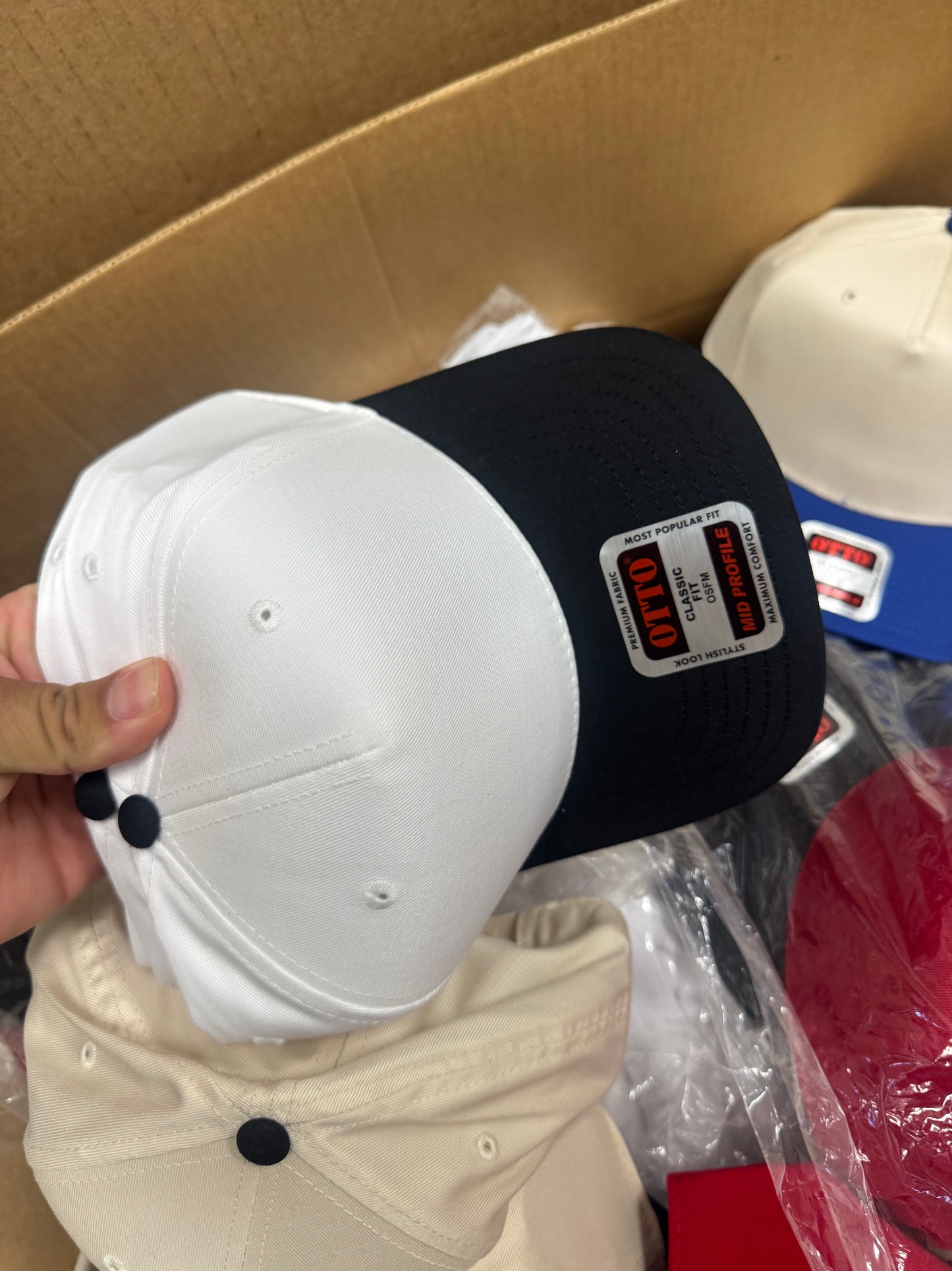 United Branding Supply Puff Branded Embroidered Hat Small Business Month Edition