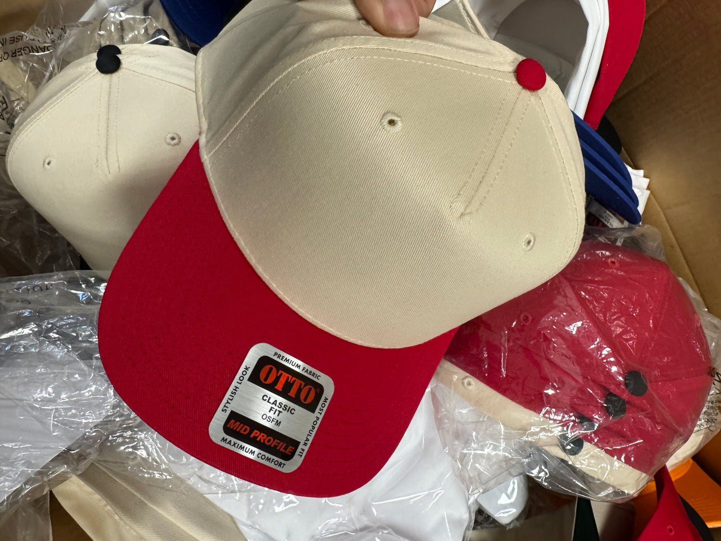 United Branding Supply Puff Branded Embroidered Hat Small Business Month Edition