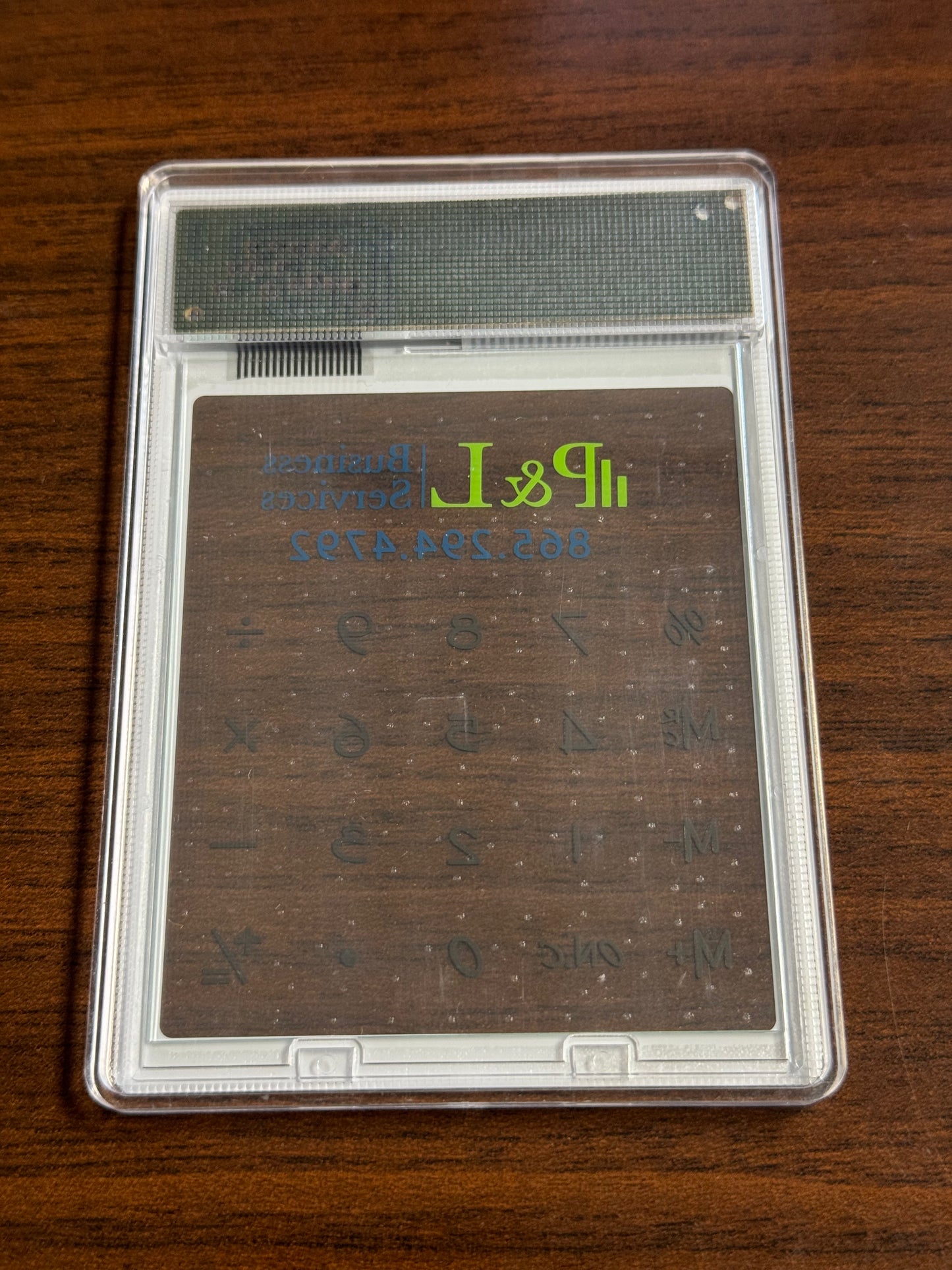 Calculator See through Plastic Swag Solar Energy Logo Customized Light weight