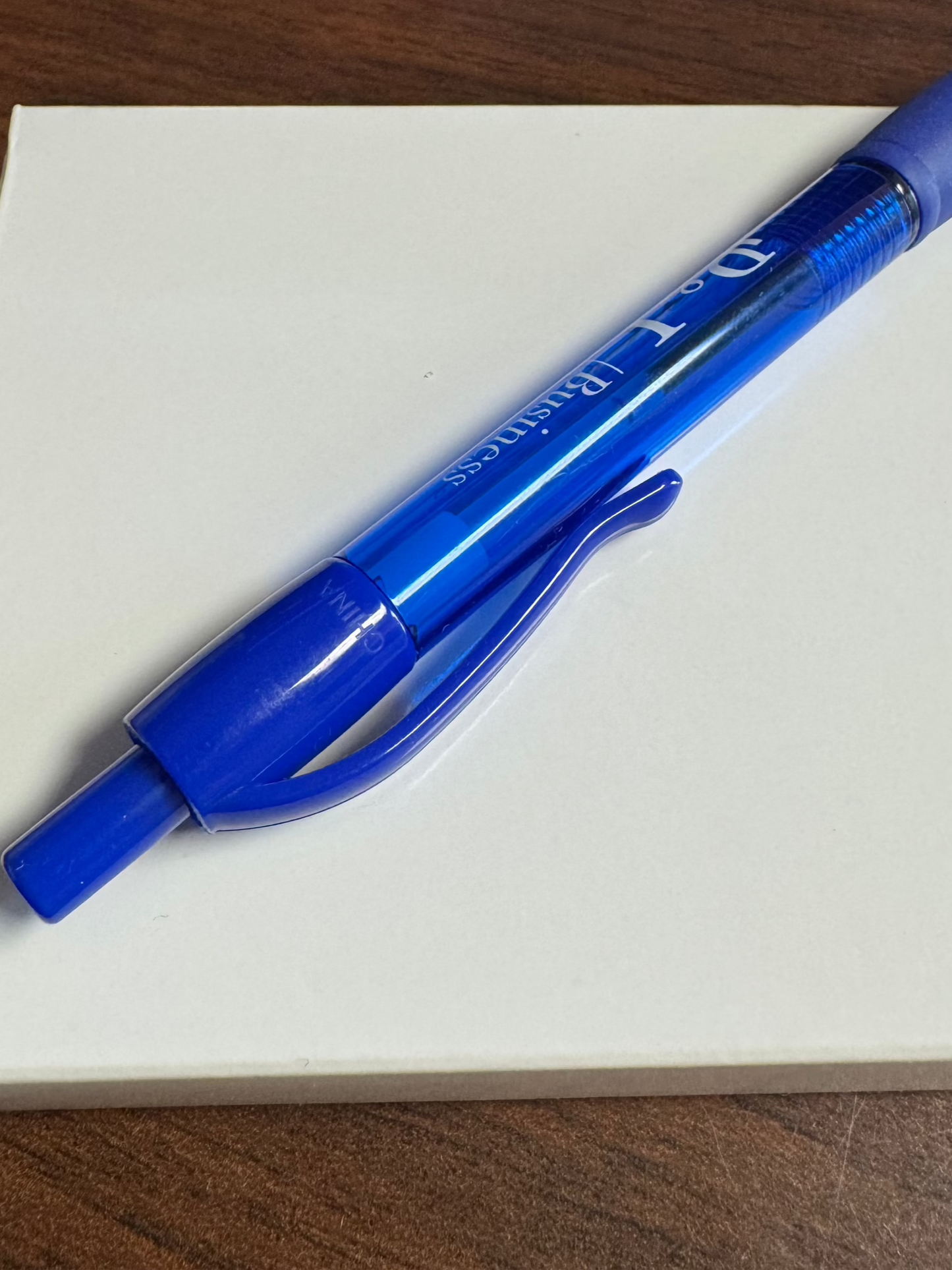 Blue G-2 Style Rubber Grip Ink Pen Swag Corporate Custom Logo