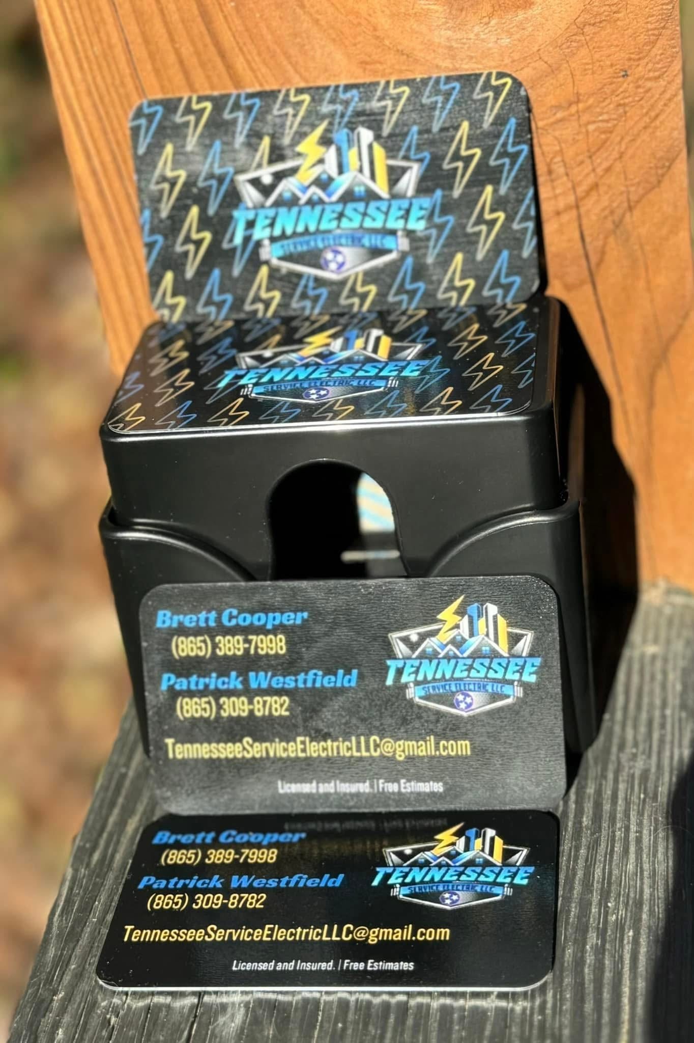 Custom Aluminum Business Cards