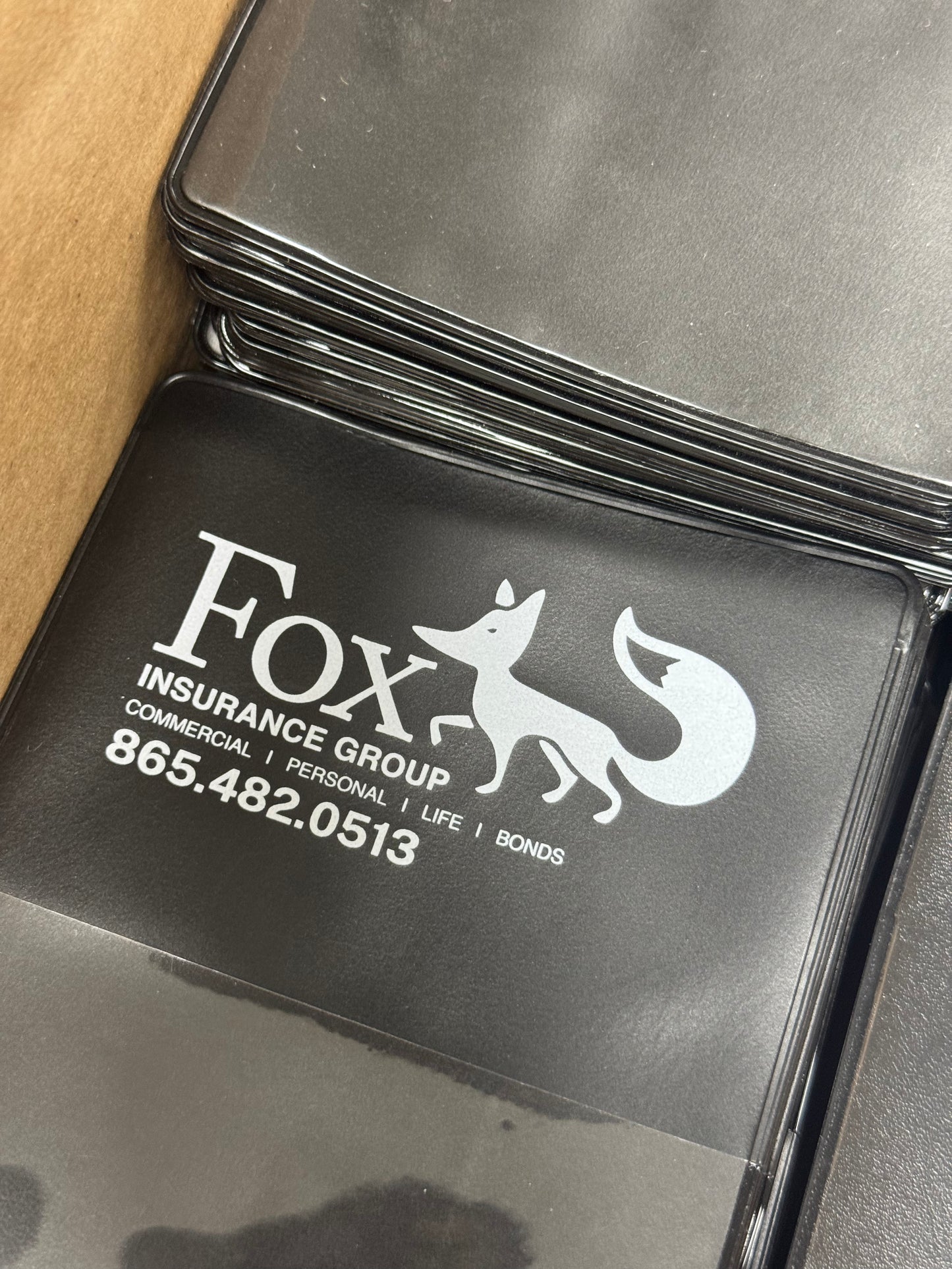 Promotional Insurance Card Holder w/extra pocket