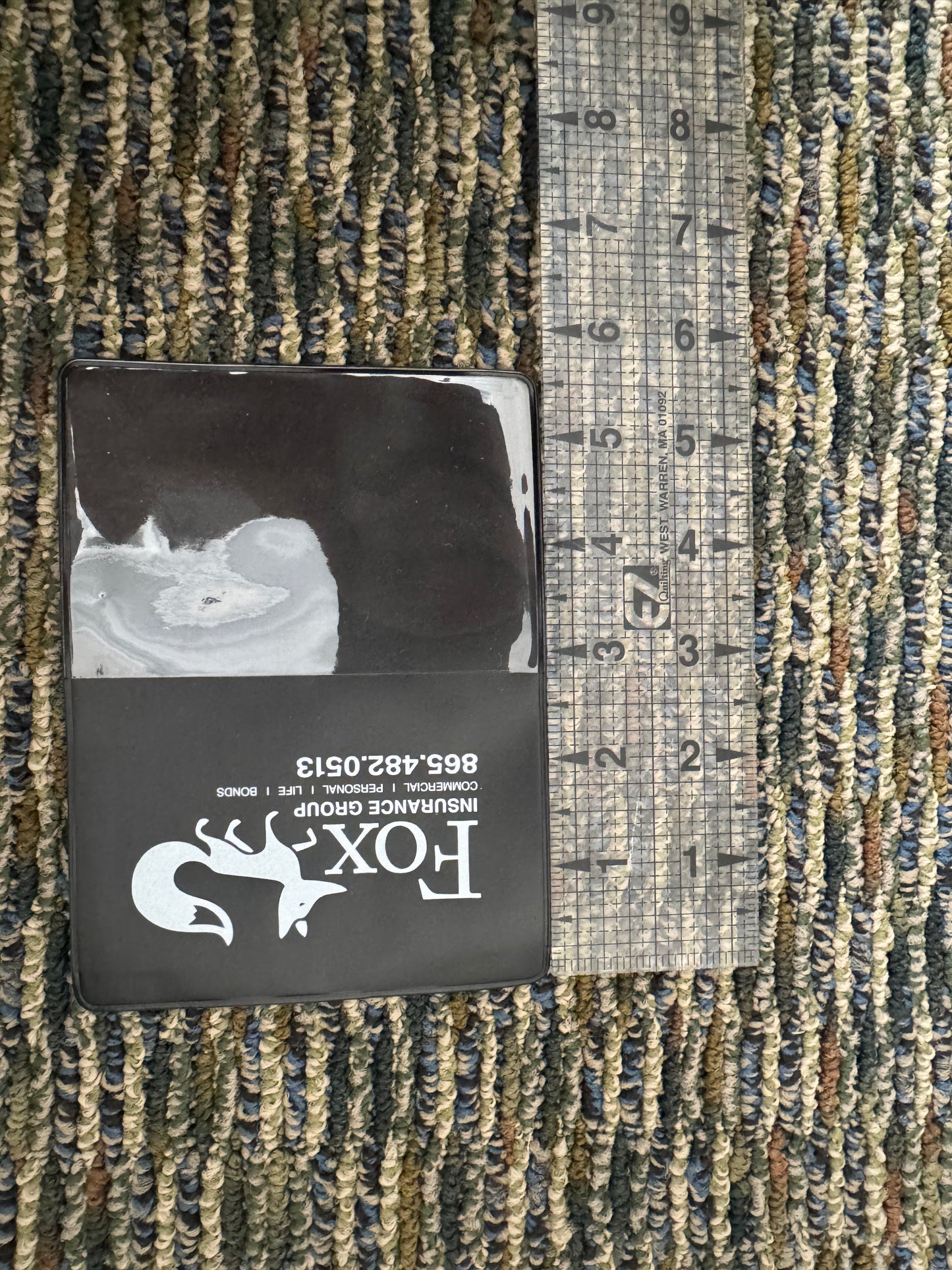 Promotional Insurance Card Holder w/extra pocket