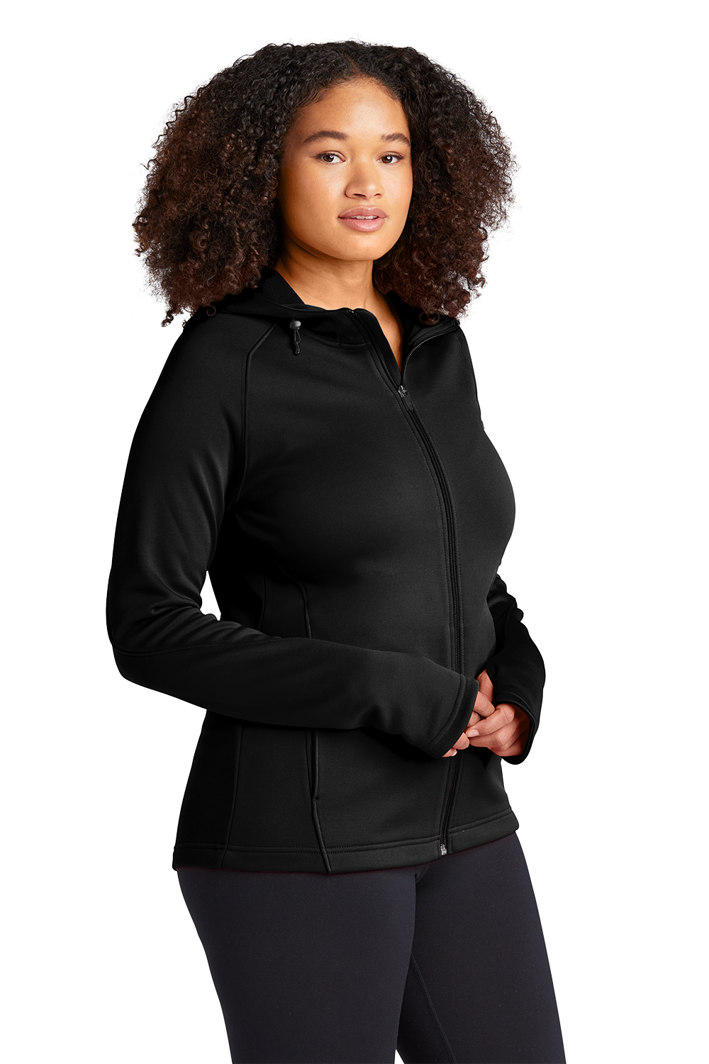 Sport-Tek Women's Tech Fleece Full-Zip Hooded Jacket