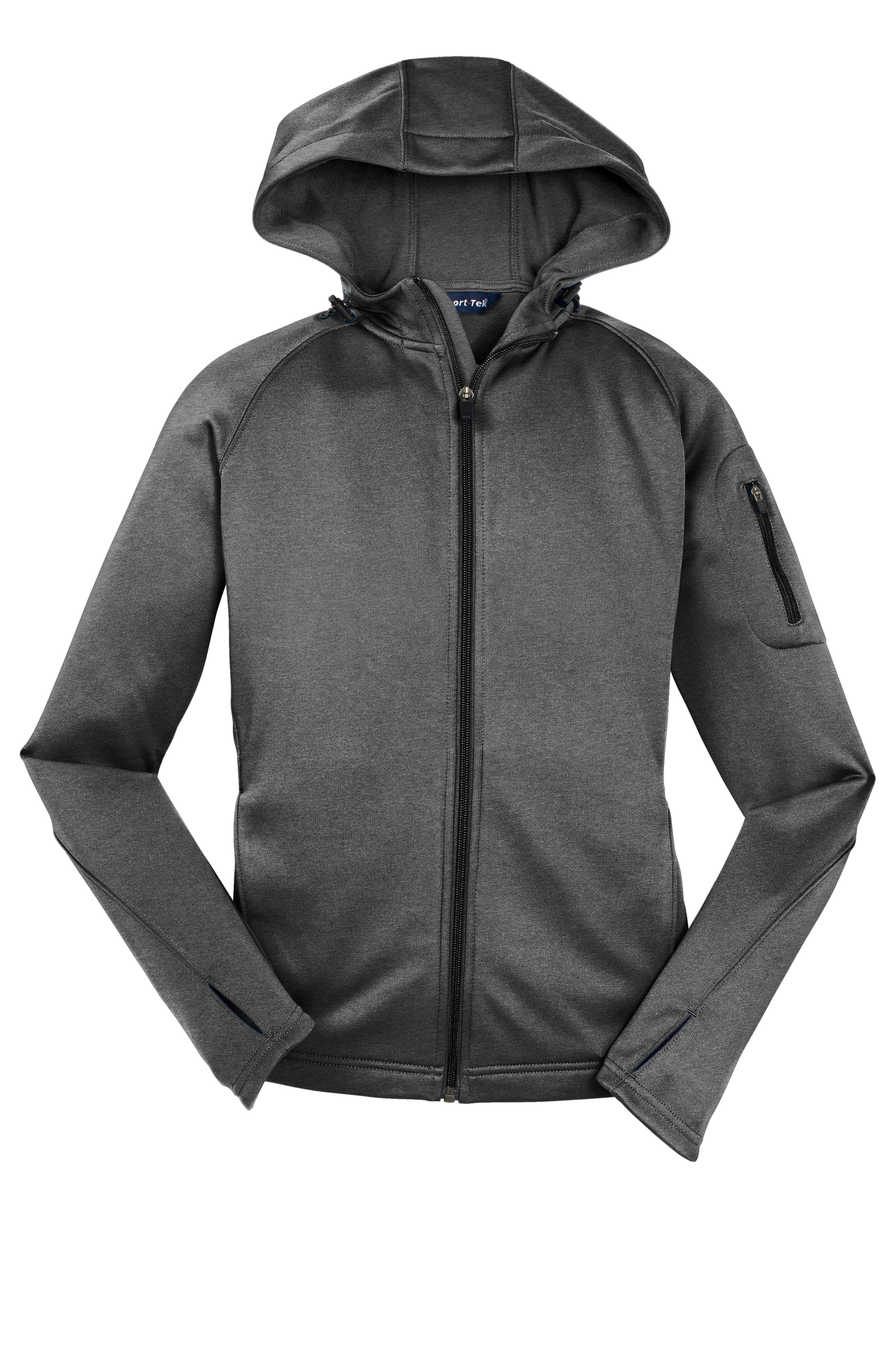 Sport-Tek Women's Tech Fleece Full-Zip Hooded Jacket