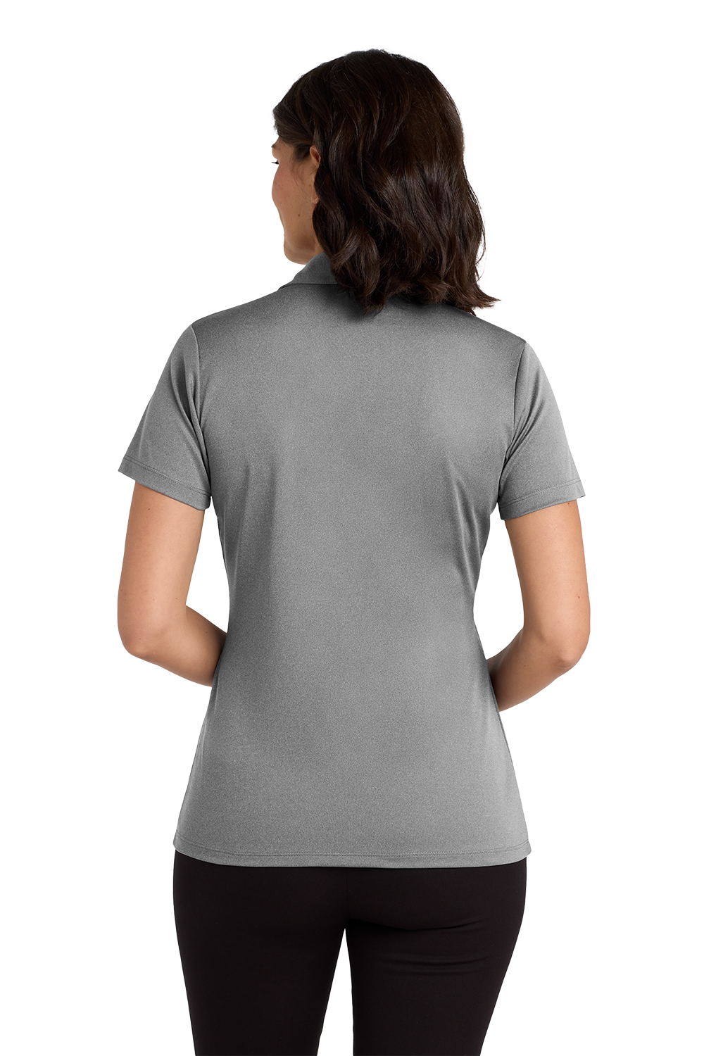 Port Authority Women's Heathered Silk Touch Performance Polo