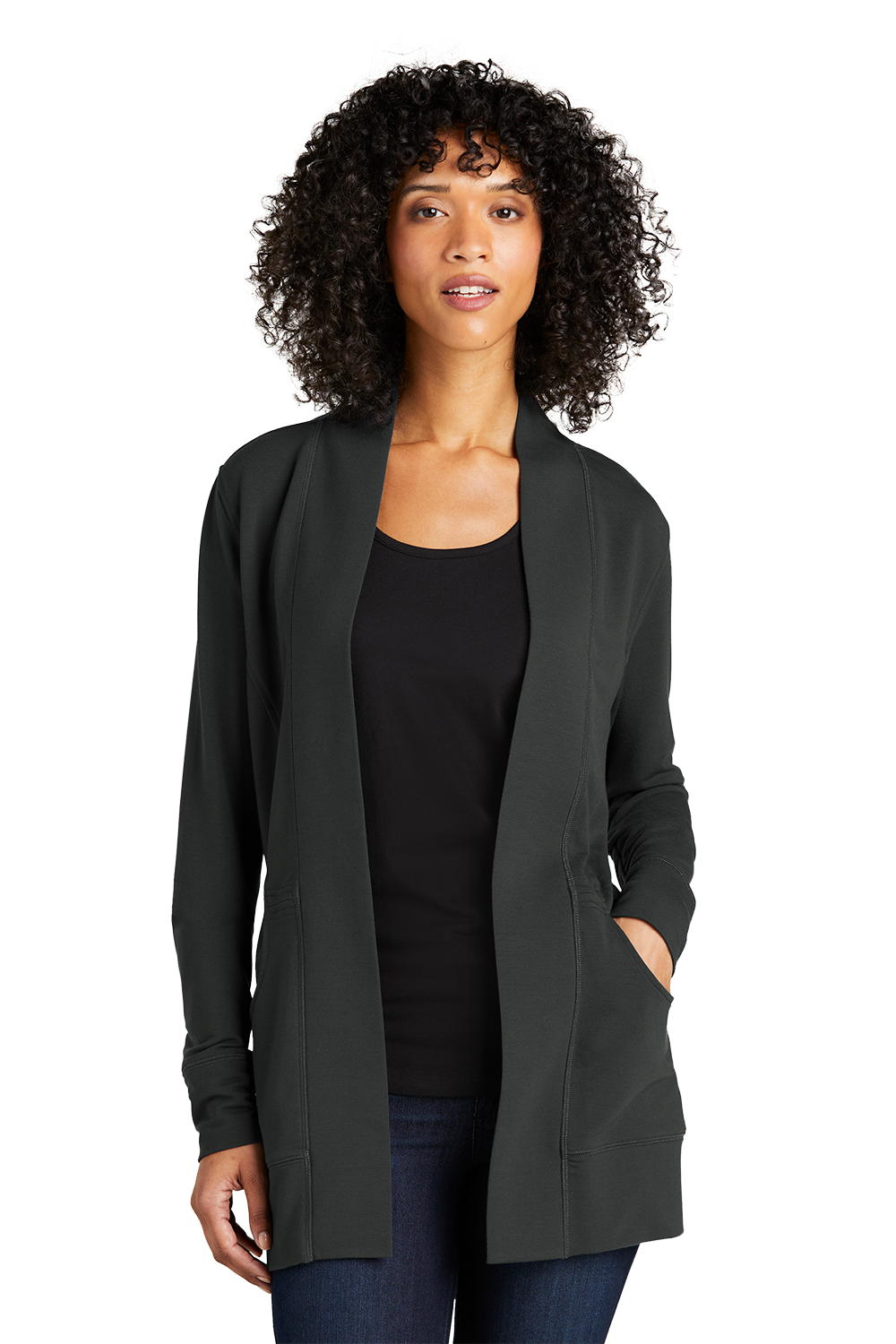 Port Authority Women's Microterry Cardigan Corporate Office Wear