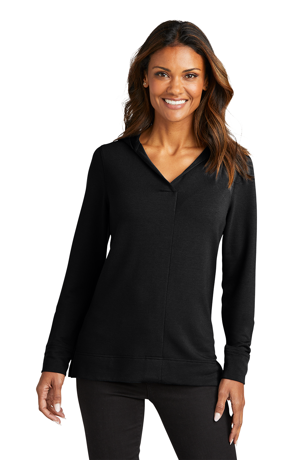 Port Authority Women's Pullover Microterry Hoodie Corporate Professional Sweater