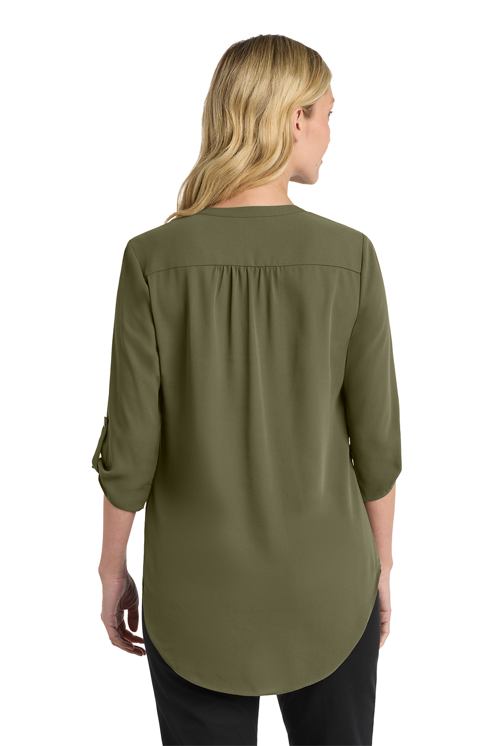 Port Authority Women's 3/4 Sleeve Tunic Blouse Corporate Office Wear