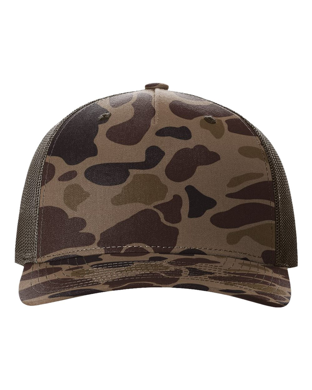 Richardson 112PFP Camo Trucker Snap Back Five Panel Printed Camo