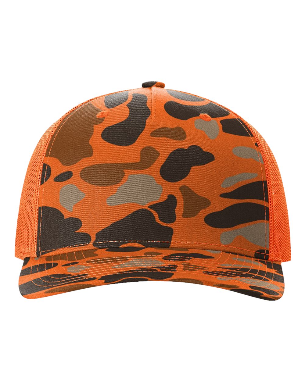 Richardson 112PFP Camo Trucker Snap Back Five Panel Printed Camo