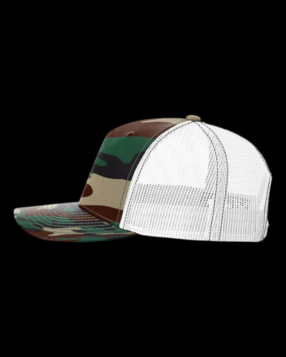Richardson 112PFP Camo Trucker Snap Back Five Panel Printed Camo