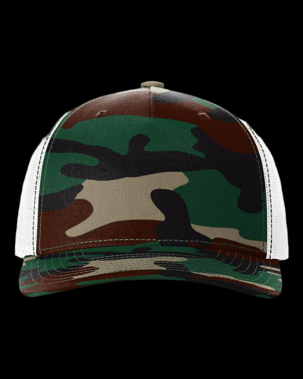Richardson 112PFP Camo Trucker Snap Back Five Panel Printed Camo