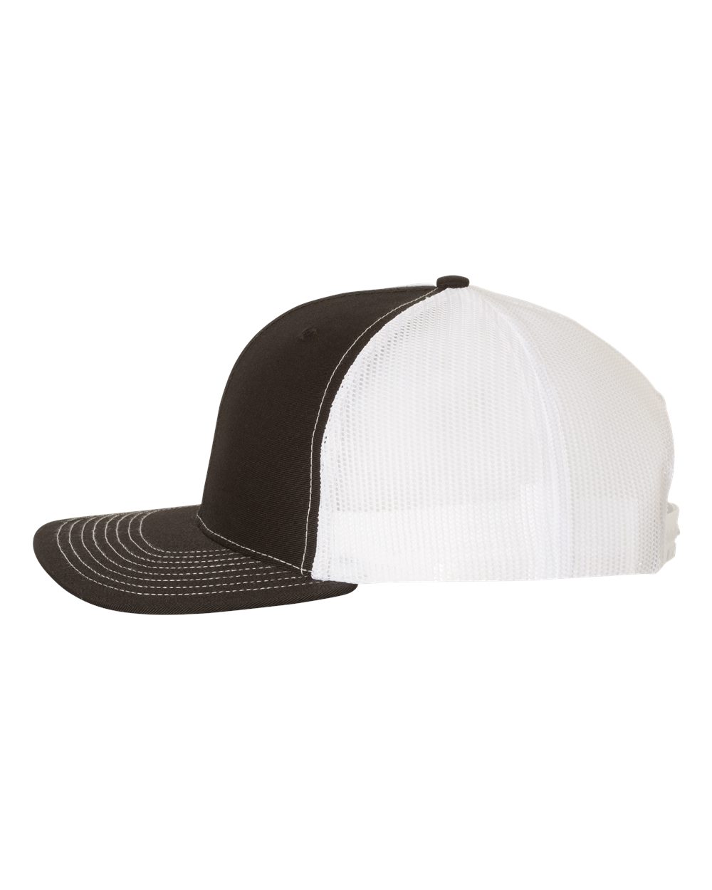 EVOLVE Richardson 112 Black White Back Snap Back