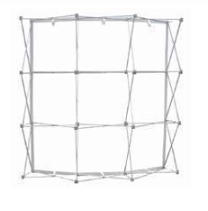 Curved 8ft Rebel Tradeshow Backdrop Photo Wall HD Custom Booth