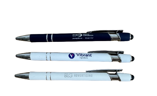 Imprinted Alexandria Satin Touch Stylus Pens