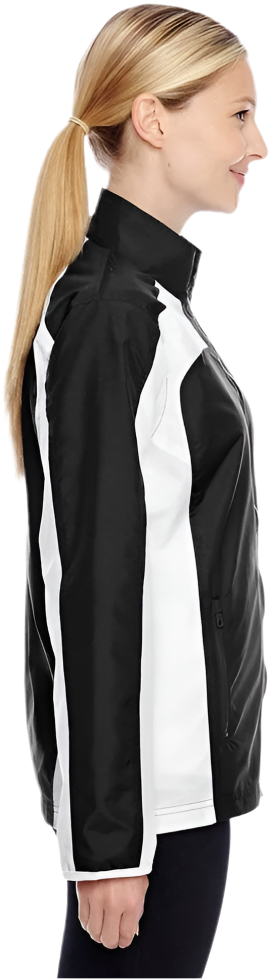 Custom Team 365 Ladies Squad Jacket Full Zip Lightweight Nylon Zipper Pockets