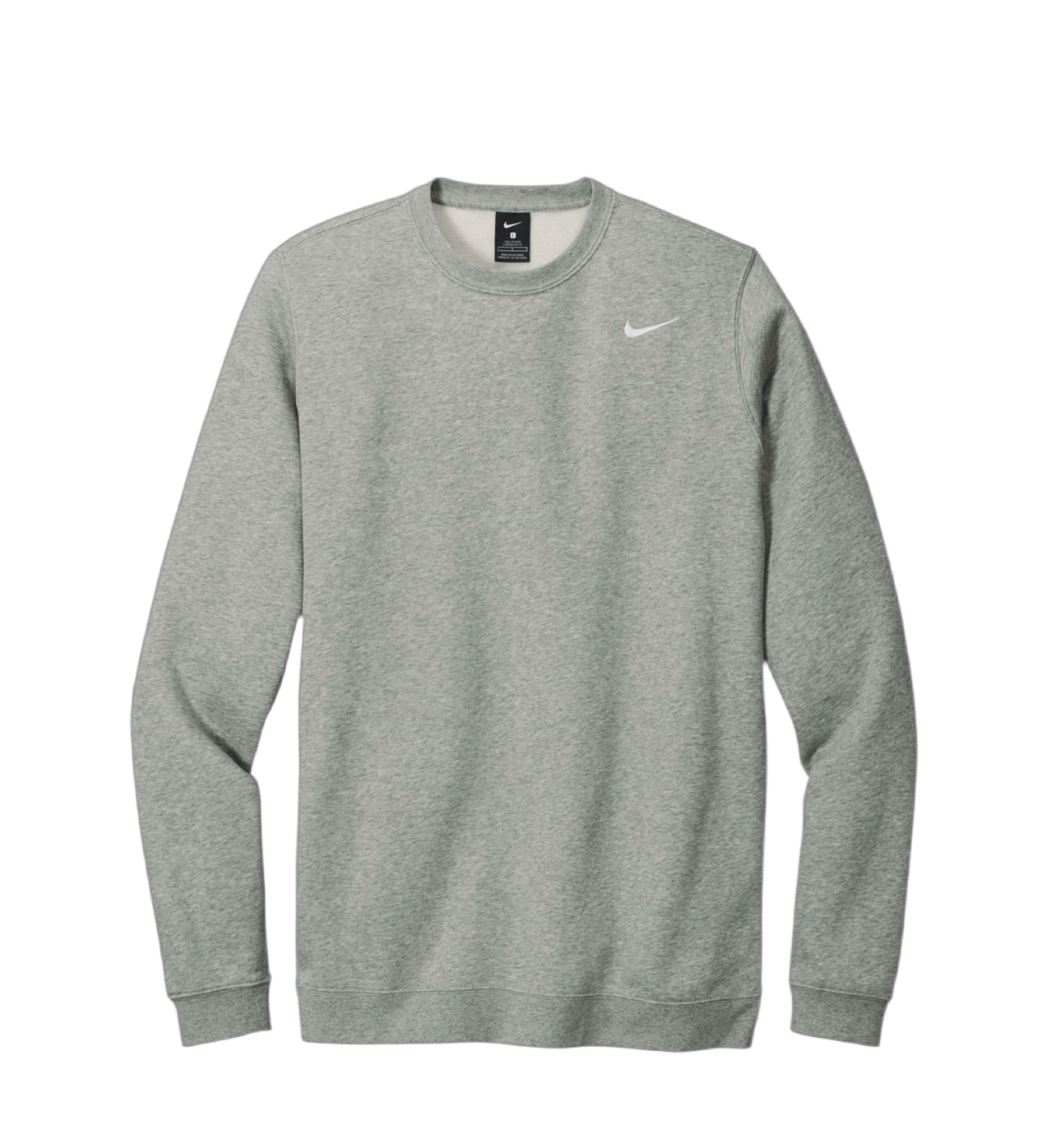 Nike Embroidered Crewneck Pullover Front Swoosh