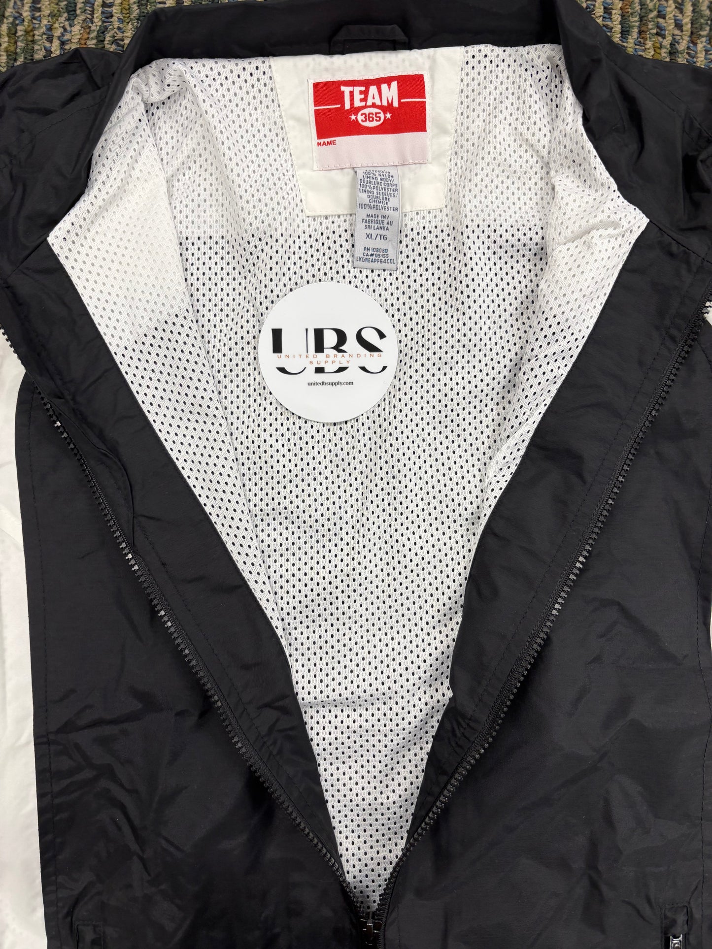 Custom Team 365 Ladies Squad Jacket Full Zip Lightweight Nylon Zipper Pockets