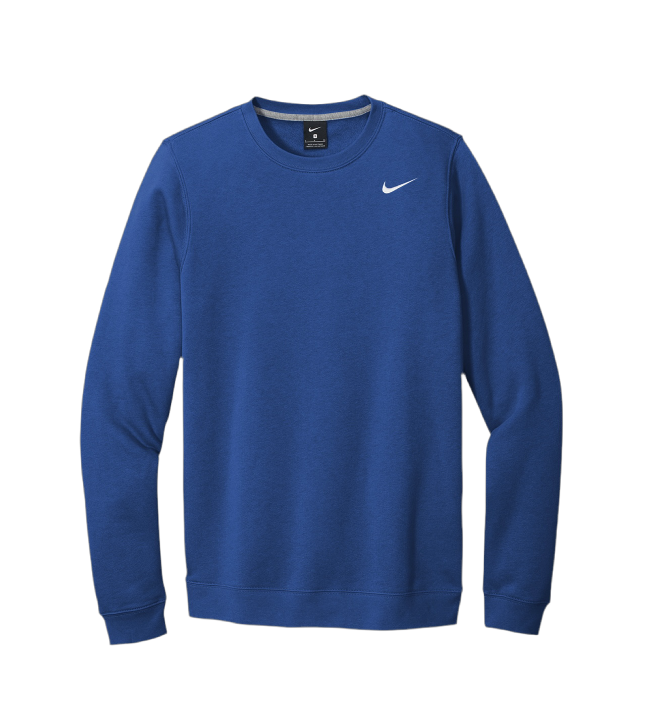 Nike Embroidered Crewneck Pullover Front Swoosh