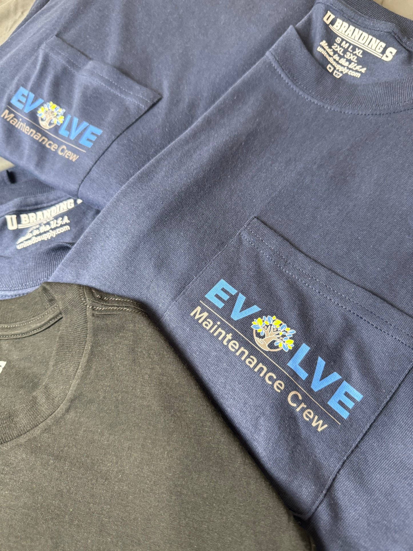 Custom Business Pocket T-Shirts