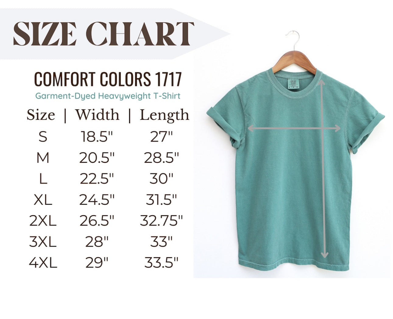 Comfort Colors T Shirt Custom Embroidered