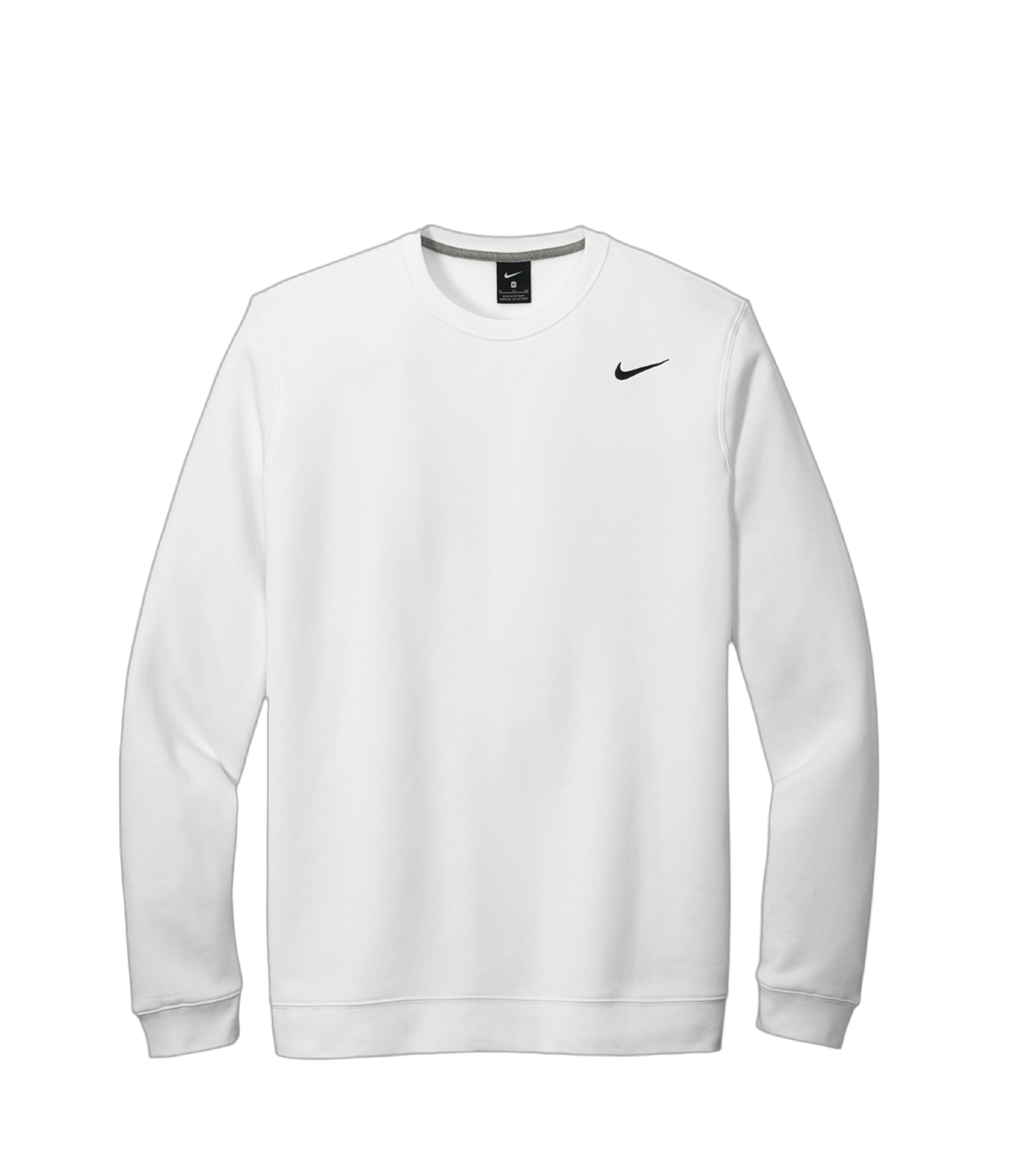 Nike Embroidered Crewneck Pullover Front Swoosh