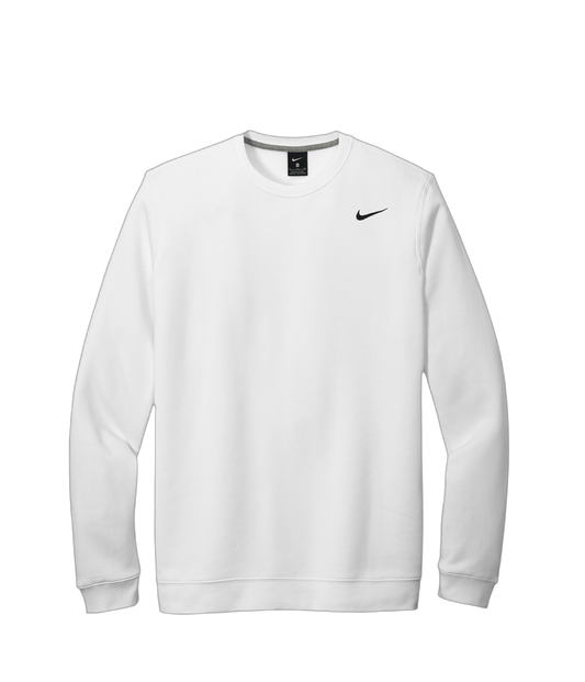 Nike Embroidered Crewneck Pullover Front Swoosh