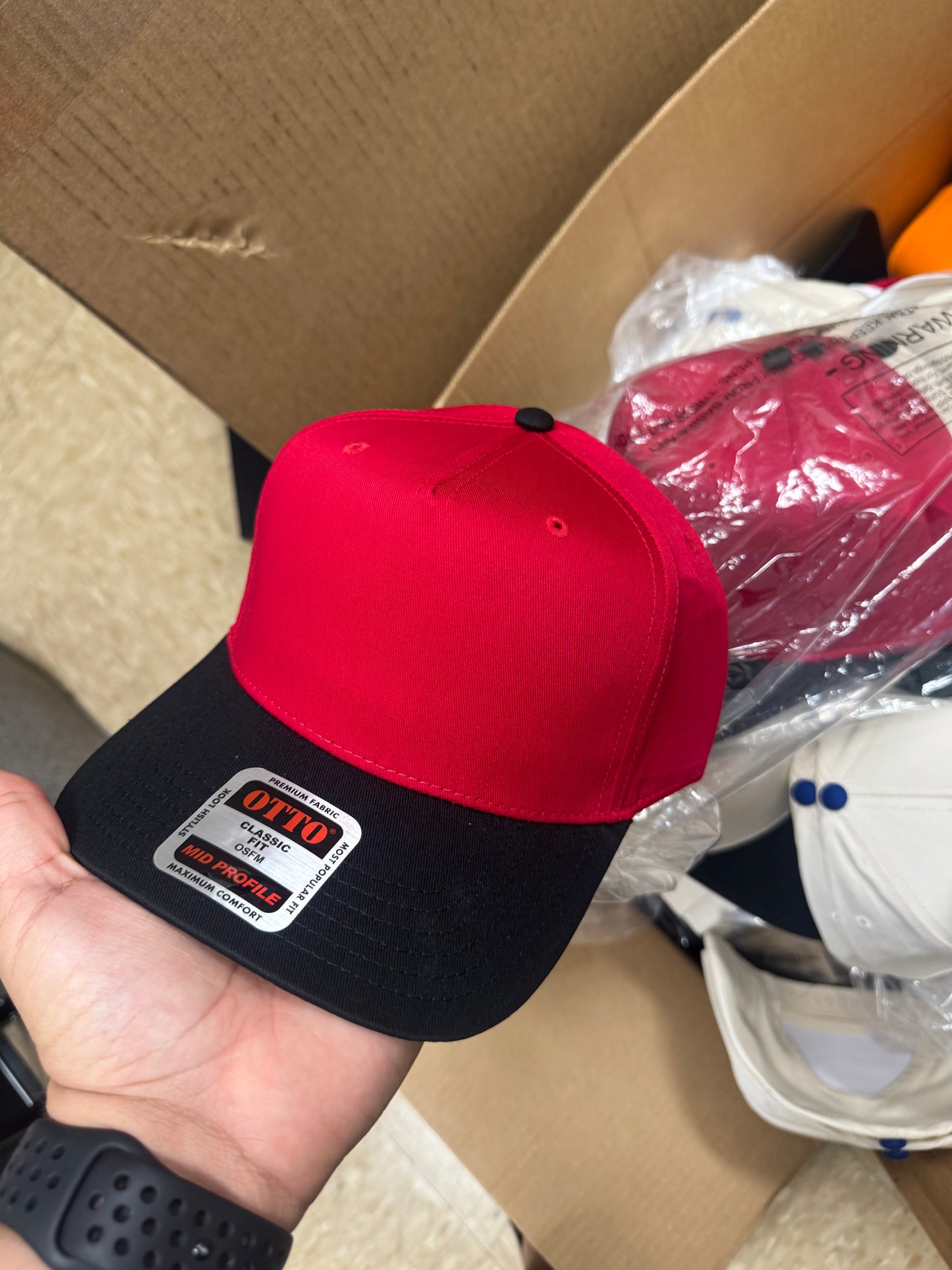 United Branding Supply Puff Branded Embroidered Hat Small Business Month Edition