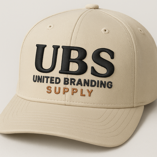 United Branding Supply Puff Branded Embroidered Hat Small Business Month Edition