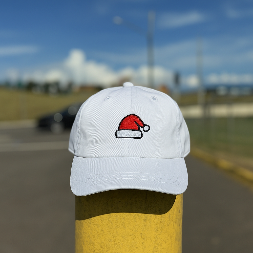 White Dad Hat Strap Back OSFM