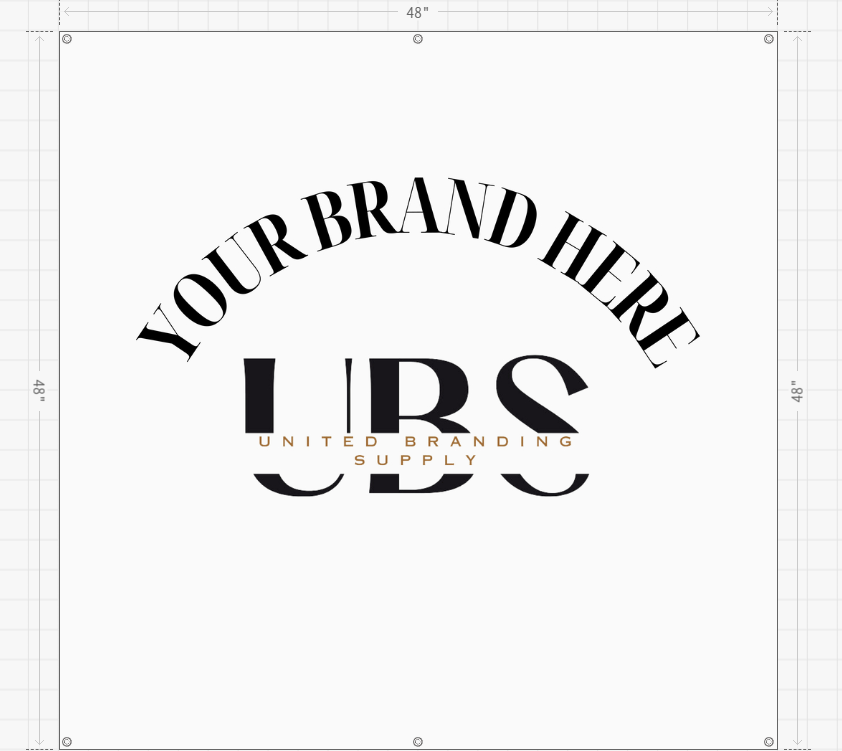 4ft x 4ft HD 18oz Double Sided Heavy Duty Long Term Signage